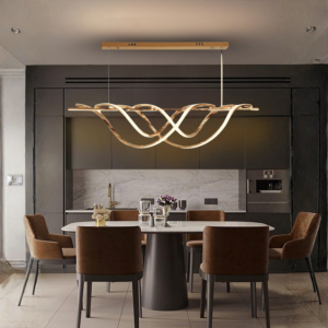 Aurelia Wave LED Dinning Chandelier