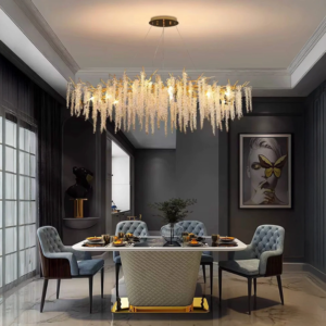 Golden Rainfall Dinning Chandelier