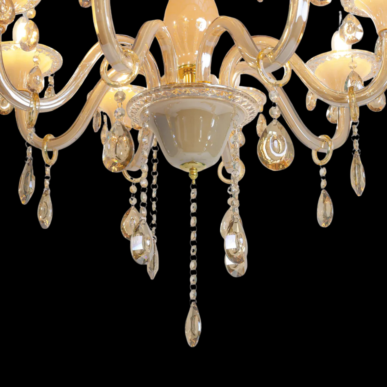 Timeless European Design Inspired by traditional European elegance, this chandelier brings a royal and sophisticated look that enhances both classic and modern interiors. • Royal & Grand Ambiance (3)