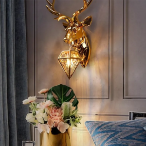 Majestic Deer Wall Light