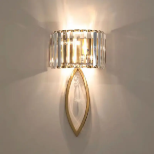 Crystal Leaf Wall Light