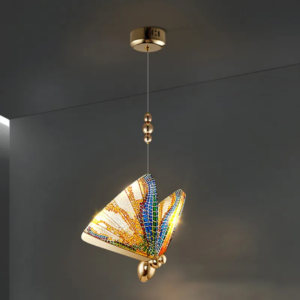 Rainbow Butterfly Pendant Light