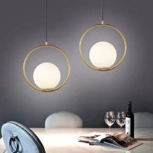 Halo Globe Hanging Light