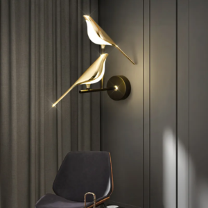 Twilight Sparrow Pair Wall Light