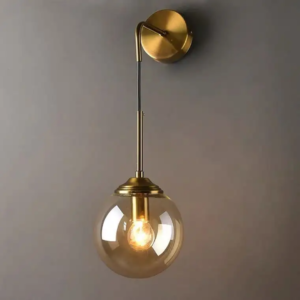 Vintage Glass Wall Light