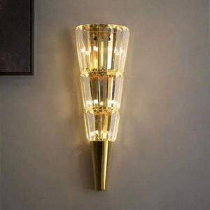 Crystal Gold Wall Light