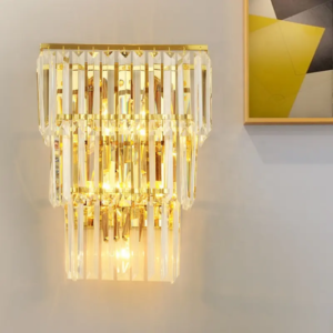 Crystal Cascade Wall Light