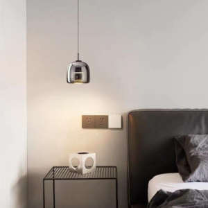 Amber Glass Pendant Light
